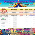 BUKTI JACKPOT SLOT MAHJONG WAYS 2 TERPERCAYA DI INDONESIA TGL 02-07-2024