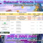 BUKTI JACKPOT SLOT MAHJONG WAYS TERPERCAYA DI INDONESIA TGL 19-07-2024