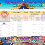 BUKTI JACKPOT SLOT ANUBIS WRATH TERPERCAYA DI INDONESIA TGL 08-07-2024