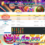 BUKTI JACKPOT SLOT MANIA PRINCCES TERPERCAYA DI INDONESIA TGL 29-08-2024