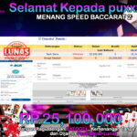 BUKTI JACKPOT LIVE GAME SPEED BACCARAT 2 TERPERCAYA DI INDONESIA TGL 29-08-2024