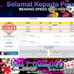 BUKTI JACKPOT SPEED BACCARAT B TERPERCAYA DI INDONESIA TGL 06-08-2024