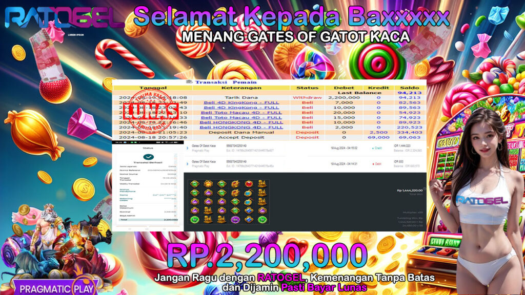 BUKTI JACKPOT SLOT GATES OF GATOT KACA TERPERCAYA DI INDONESIA TGL 19-08-2024