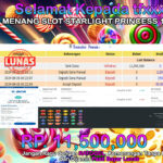 BUKTI JACKPOT SLOT STARLIGHT PRINCESS 1000 TERPERCAYA DI INDONESIA TGL 26-08-2024